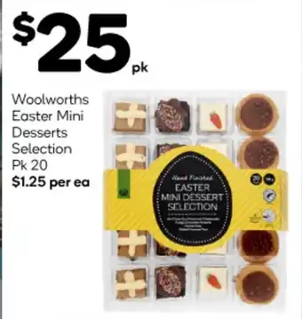 Woolworths Woolworths Easter Mini Desserts Selection Pk 20 offer