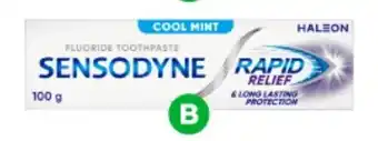 Woolworths Sensodyne Rapid Relief Toothpaste 100g offer