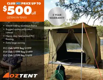 BCF OZTENT RV TENTS offer