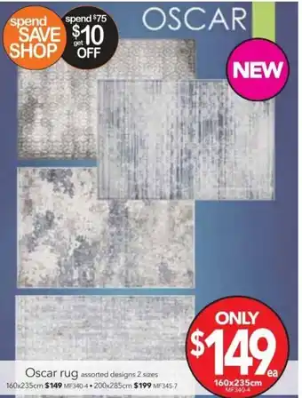 Cheap as Chips Oscar Rug 160x235cm offer