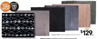 Cheap as Chips Cosy Rug 160x210cm offer