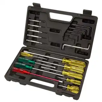 Mitre 10 Stanley Acetate Handle Screwdriver Set - 20 Piece offer