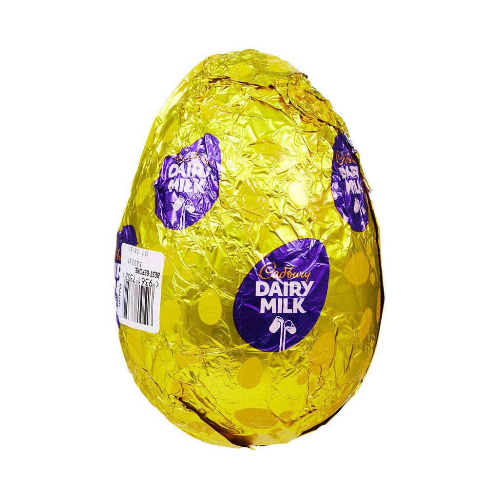 Cadbury Dairy Milk Chocolate Hollow Eggs 100g offer at The Reject Shop