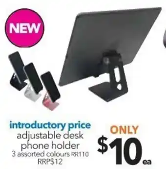 Cheap as Chips Adjustable Desk Phone Holder offer