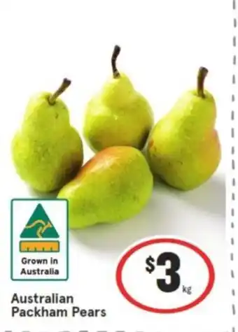 IGA Packham Pears offer