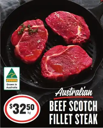 IGA BEEF SCOTCH FILLET STEAK offer