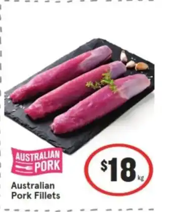IGA Australian Pork Fillets offer