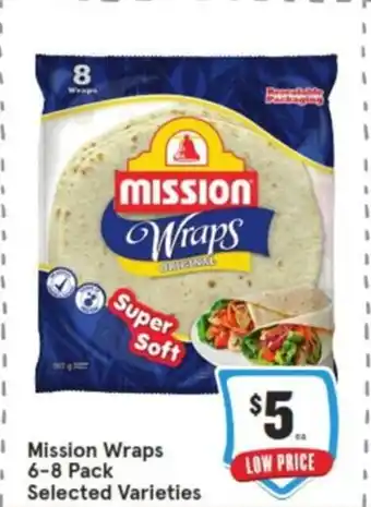 IGA Mission Wraps 6-8 Pack offer