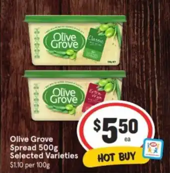 IGA Olive Grove Spread 500g offer