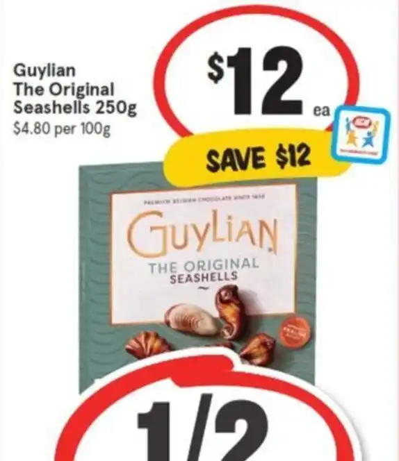 Guylian The Original Seashells 250g offer at IGA