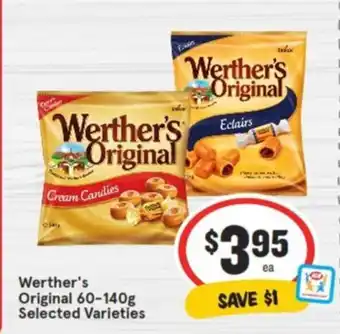 IGA Werther's Original 60-140g offer