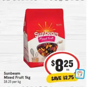 IGA Sunbeam Mixed Fruit 1kg offer