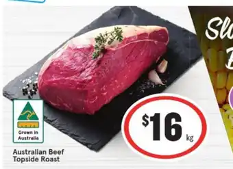 IGA Australian Beef Topside Roast offer