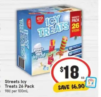 IGA Streets Icy Treats 26 Pack offer