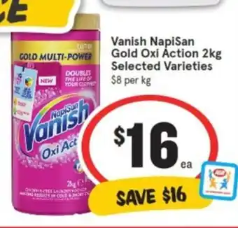IGA Vanish Napisan Gold Oxi Action 2kg offer