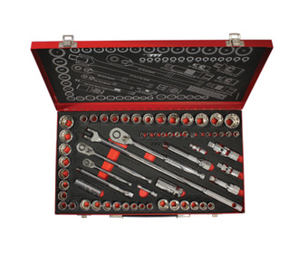 Total Tools Tti 63 piece 1/4", 3/8" & 1/2" drive socket set offer