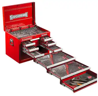 Total Tools Sidchrome 309 piece 8 drawer chest met/af tool kit offer