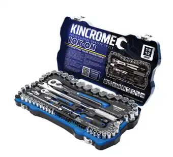 Total Tools Kincrome 68 piece 1/4" & 1/2" socket set offer
