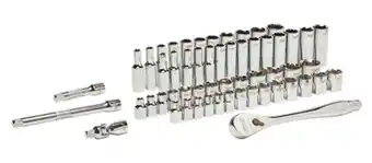 Total Tools Milwaukee 3/8" drive 56 piece ratchet & socket set – sae & metric offer