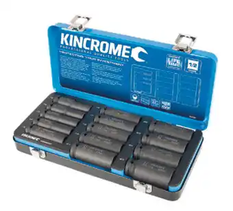 Total Tools Kincrome 14 piece 1/2" impact deep socket set offer