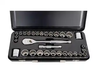 Gearwrench 31 piece 120xp 1/2" drive socket set metric/af