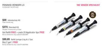 Henry Schein PANAVIA VENEER LC Standard Kit offer