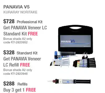 Henry Schein PANAVIA V5 Professional Kit offer