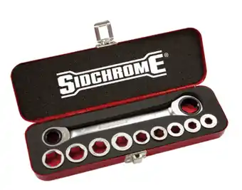 Total Tools Sidchrome 10 piece 11-in-1 ratchet spanner set offer