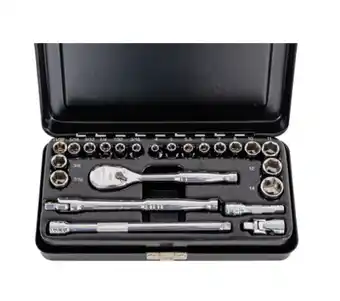 Gearwrench 23 piece 120xp 1/4" drive socket set metric/af
