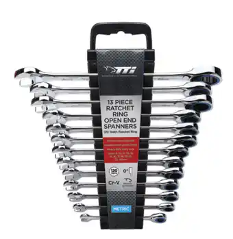 Total Tools Tti 13 piece ratchet spanner set offer
