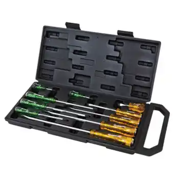 Total Tools Crescent 10 piece tang-thru screwdriver set offer