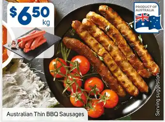Foodland Australian Thin BBQ Sausages offer
