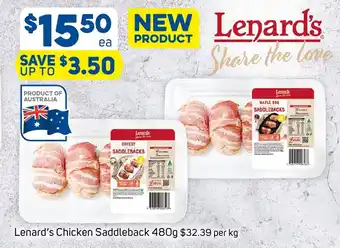 Foodland Lenard's Chicken Saddleback 480g offer