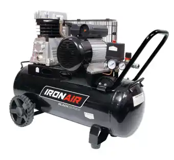 Ironair 190l/min 2.5hp 50l 10a compressor belt
