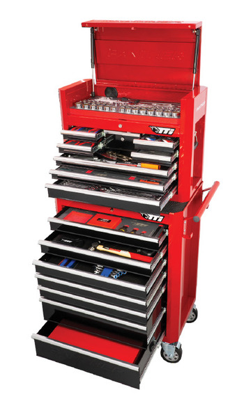Total Tools Tti 340 piece 26" 15 drawer chest & trolley tool kit offer