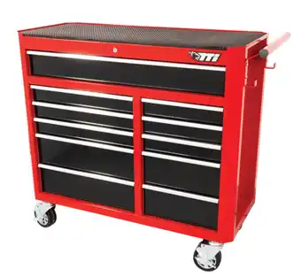 Total Tools Tti 41" 11 drawer tool trolley offer