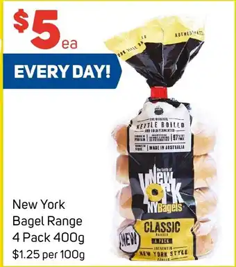 Foodland New York Bagel Range 4 Pack 400g offer