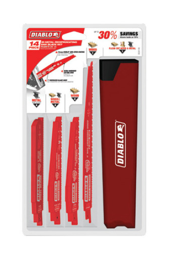 Total Tools Diablo 14 piece demolition reciprocating saw blade set offer