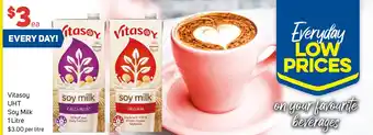 Foodland Vitasoy UHT Soy Milk 1 Litre offer