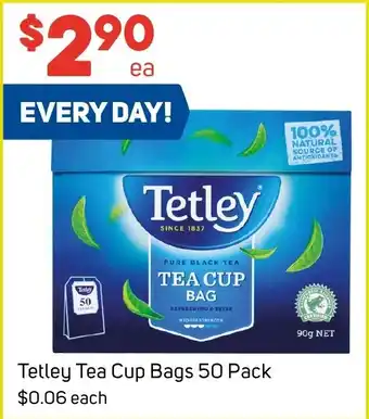 Foodland Tetley Tea Cup Bags 50 Pack offer
