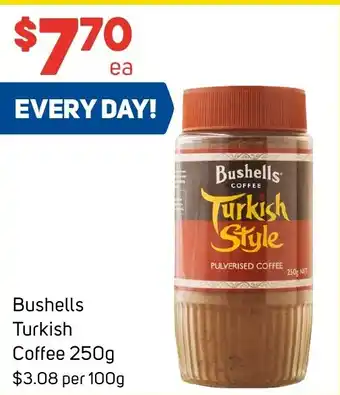 Foodland Bushells Turkish Coffee 250g offer