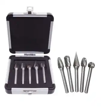 Total Tools Tti 5 piece 1/4" shank carbide burr set offer