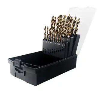 Total Tools Detroit 25 piece 1-13mm metric hss cobalt jobber drill bit set offer