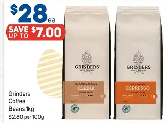 Foodland Grinders Coffee Beans 1kg offer