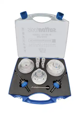 Total Tools Sutton 22 piece 19-121mm bi-metal cobalt holesaw set offer