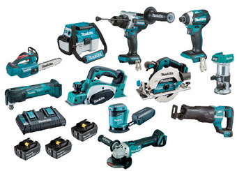 Total Tools Makita 18v brushless 10 piece 3x5.0ah combo kit offer