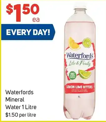 Foodland Waterfords Mineral Water 1 Litre offer