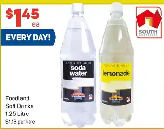 Foodland Foodland Soft Drinks 1.25 Litre offer