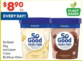 Foodland So Good Soy Ice Cream 1 Litre offer