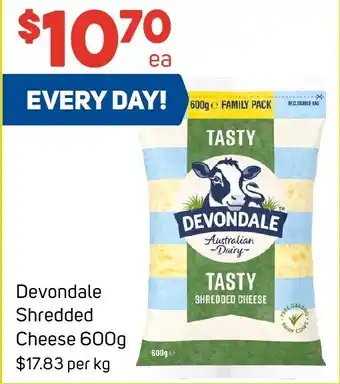 Foodland Devondale Shredded Cheese 600g offer